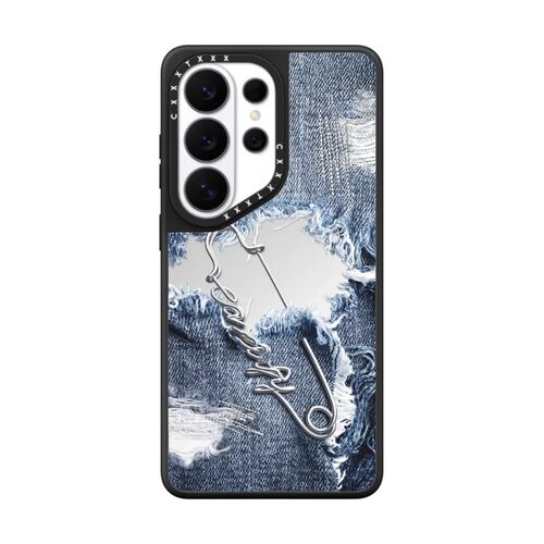 丹宁牛仔宣言别针箴言适用于SAMSUNG三星s26ultra手机壳s25plus明星同款S24ultraS23+防摔MagSafe磁吸保护套