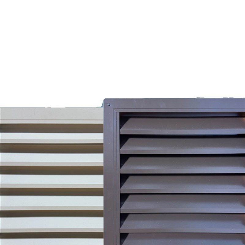 铝合金百叶窗通风口装饰百叶外墙挂壁式换气排烟百叶中央空调出风