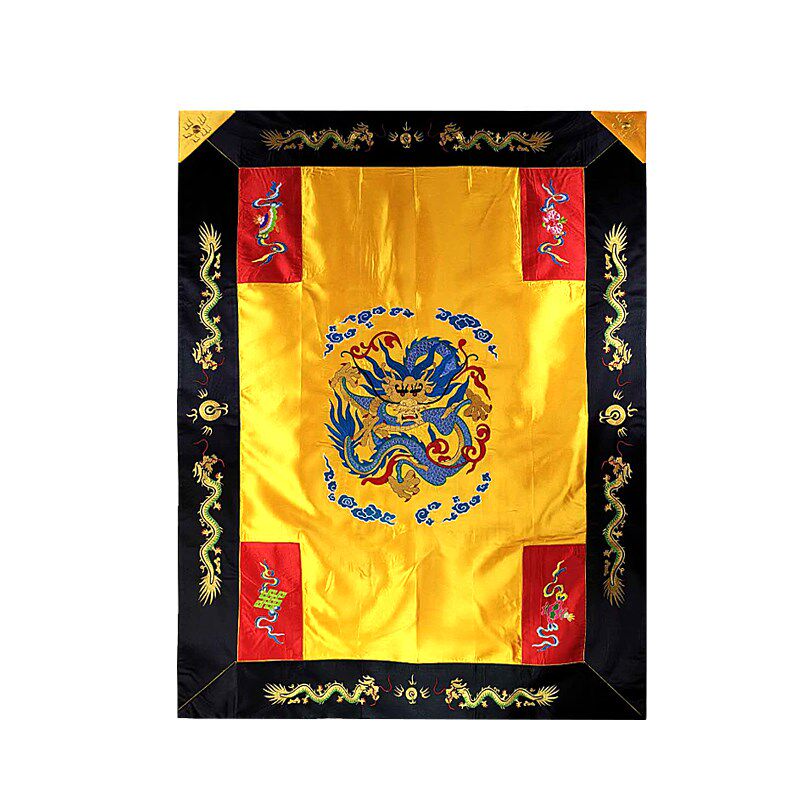 佛堂用品龙具九龙具拜具莲俱法事法会刺绣卧具档亚光布青龙俱