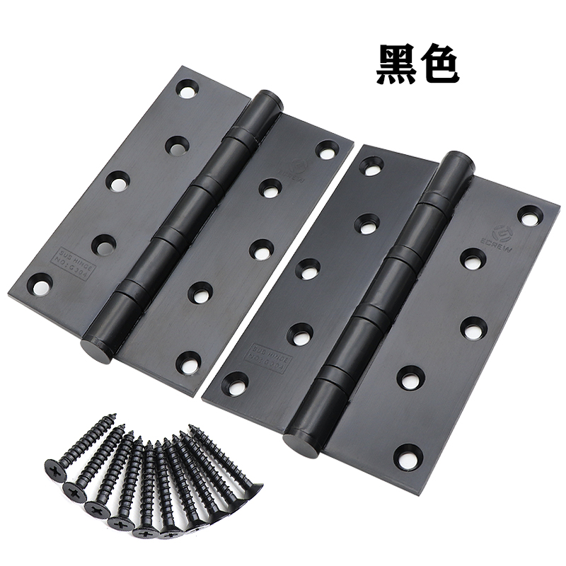 不锈钢寸平合页静音轴承加宽加厚木门重型折页大力承重xx.5