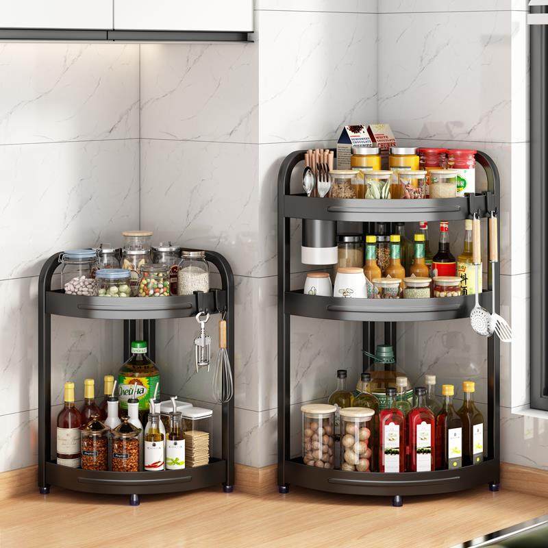 厨房调味料置物架家用刀架厨具调味品多功能转角台面三角收纳架子,厨房/烹饪用具,厨房置物架/置物柜/角架,淘宝优惠券,粉丝福利购,淘宝优惠卷