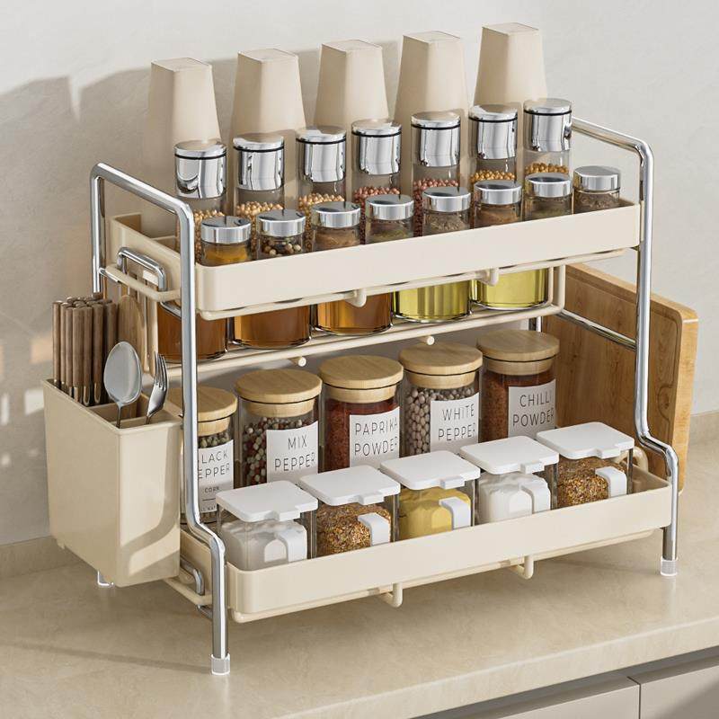 厨房调料置物架筷子刀架台面多功能调味品厨具用品收纳架多层架子,厨房/烹饪用具,调料置物架,淘宝优惠券,粉丝福利购,淘宝优惠卷