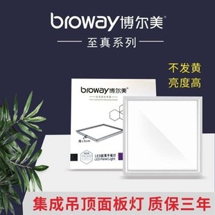 博尔美集成吊頂9平板灯LD灯石矿棉板工程灯