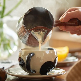 烤奶茶罐煮茶壶k家用围炉煮茶茶壶耐高温罐罐煮茶器烤奶烤茶罐
