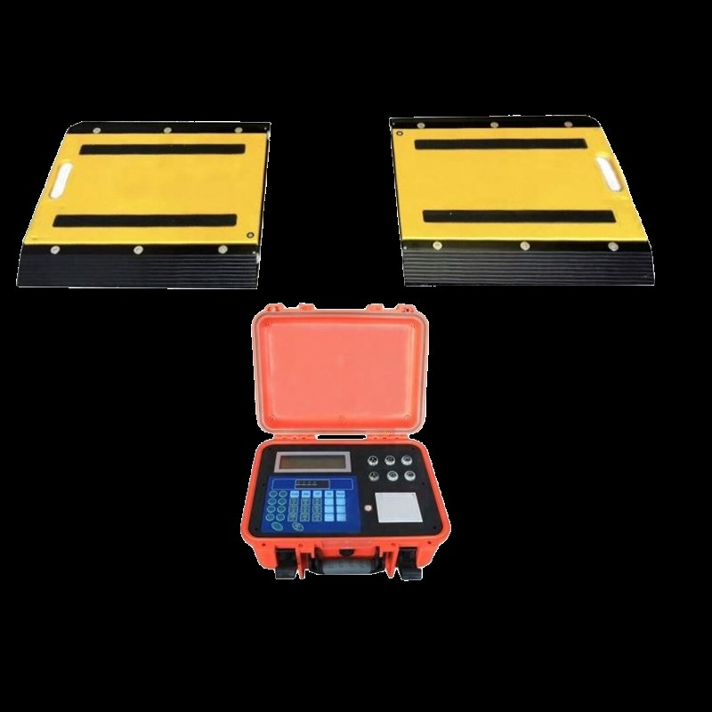 上海吨便携式大地磅秤tttt超载自检称重无线静态轴重仪