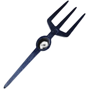 三齿镐头一体锻打两用道渣叉十字铁路工地农用锰钢山小洋镐