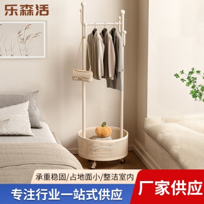 挂衣架落地卧室内家用简易衣帽架可移动晾衣架结实耐用床头收纳架