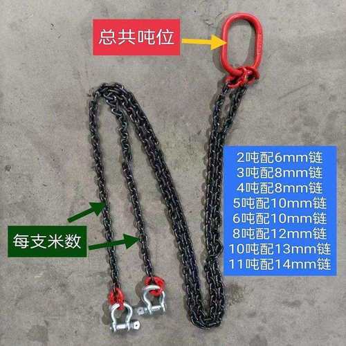 G80起重链条卡环吊车卸扣吊索具锰钢链条卸扣型吊石材钢板卸钢筋