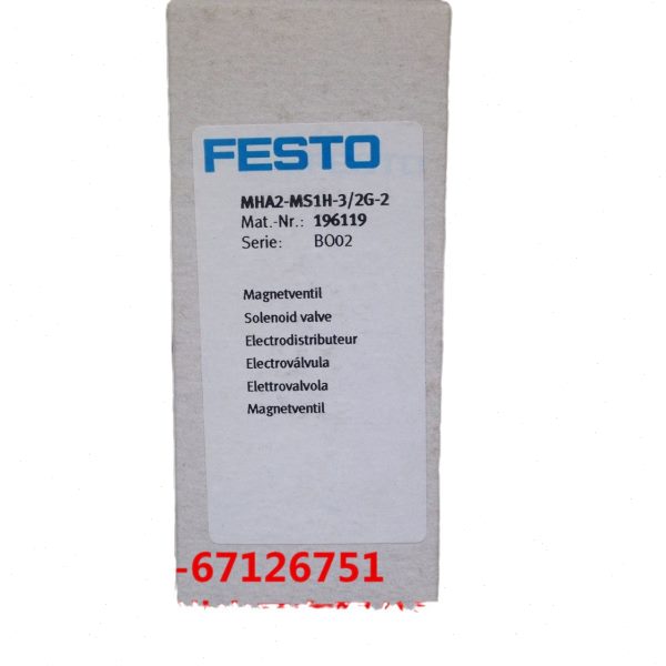 FESTO电磁阀MHE2-MS1H-3/2G-M7(196131)MHA2-MS1H-3/2G-2(196119)