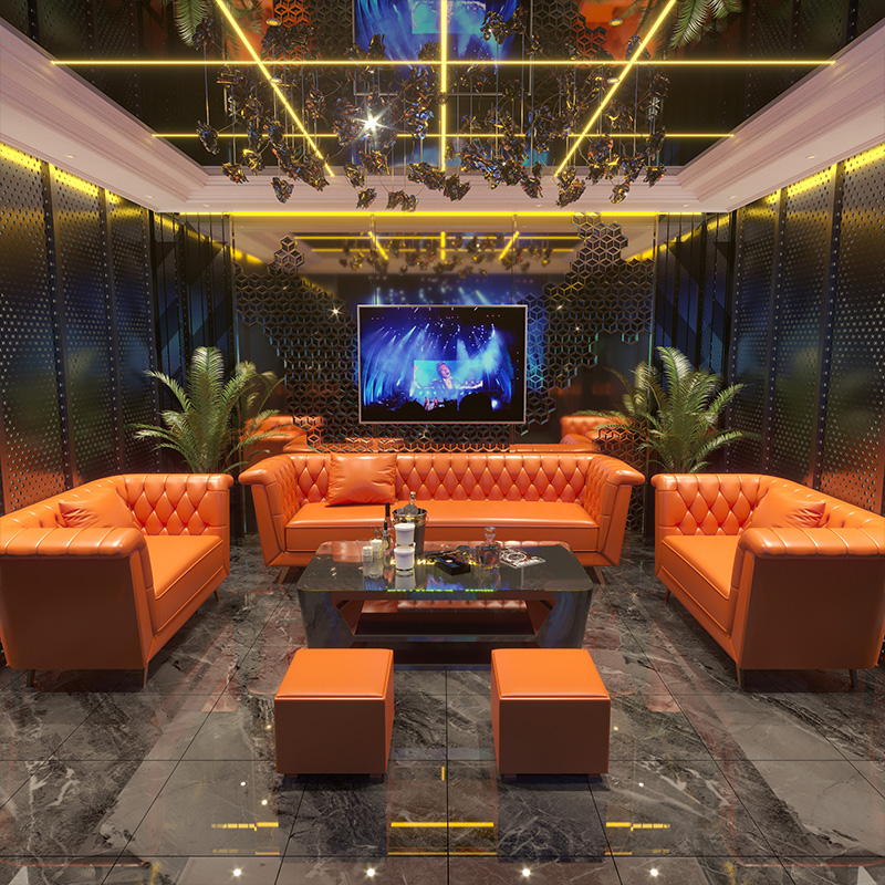 小酒馆型卡座组合U转角型tL订制酒吧包厢清定制沙发沙发商用吧ktv