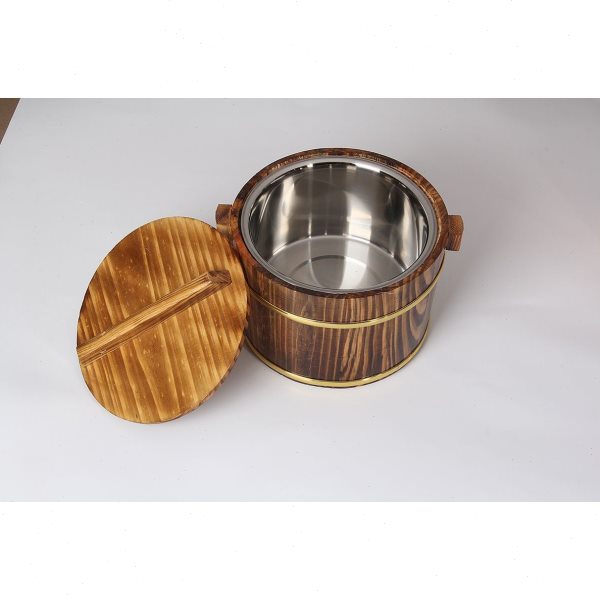 木桶饭木桶餐厅餐桌酒店装饭小饭桶餐具保温菜桶盖浇饭量大从优