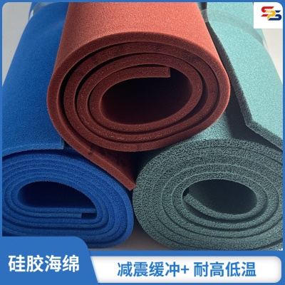 耐温硅胶海绵 烫台海绵 烫画机垫 开孔海绵不积水专业生产
