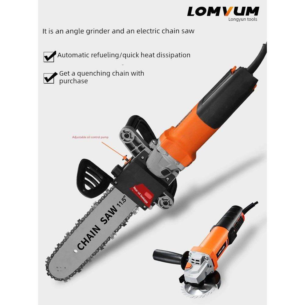 龙云角磨机改装电动炼锯家用木工多功能小型电锯手持式伐木锯电锯,汽车零部件/养护/美容/维保,正时链条,淘宝优惠券,粉丝福利购,淘宝优惠卷