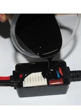 黑色灌封胶Ab胶环氧树脂耐高温2000度电路板电容器密封胶热敏胶