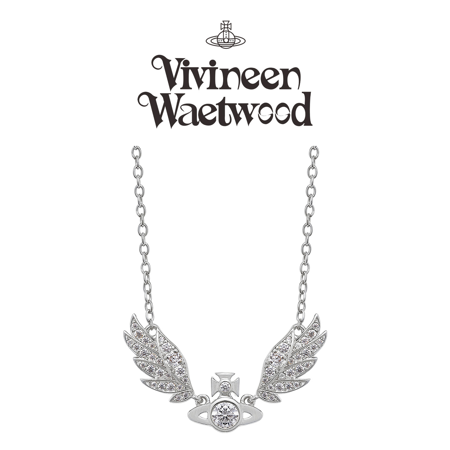 土星翅膀项链女夏配饰高级感