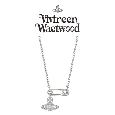 土星别针项链轻奢小众锁骨链简约