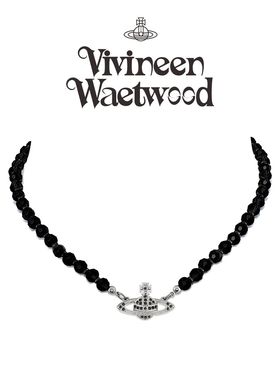 土星叠戴黑玛瑙项链高级感颈链