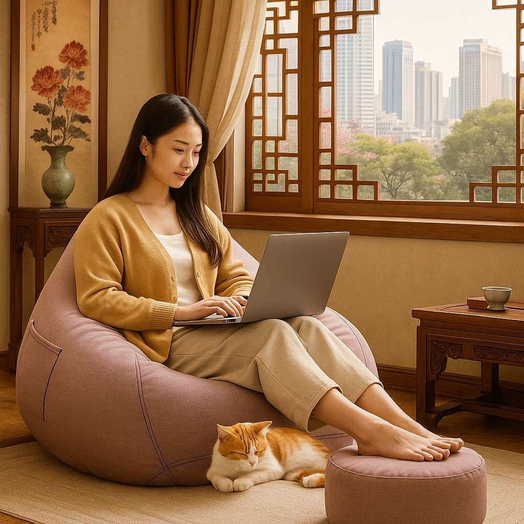 懒人沙发豆袋家用可躺可睡小坐墩卧室单人沙发阳台小户型人类狗窝,电子元器件市场,其它元器件,淘宝优惠券,粉丝福利购,淘宝优惠卷