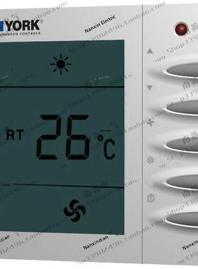 约克中央空调温控器液晶智能开关风扇盘管控制器面板Tms2000Db
