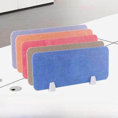 办公桌挡板工作站遮阳隔断吸音屏防液滴学生桌考试隔离板