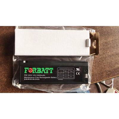 FORBATT蓄电池12V2300mAh 12V2.3AH迈瑞监护仪FB1223 广隆WP1223A