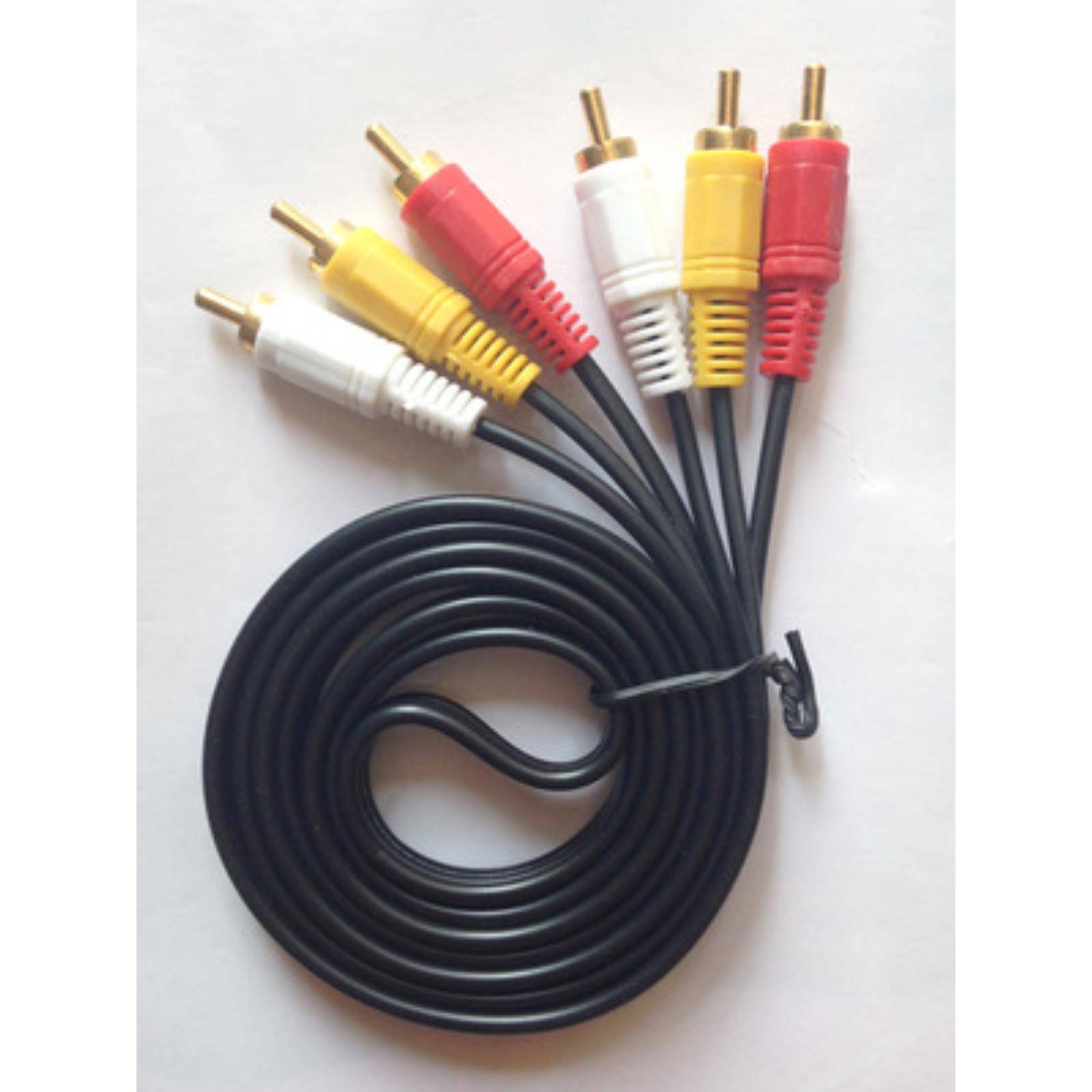 音频电缆6头音频视频电缆接收器Dvd连接电视专用电缆3对3Av电缆扩展