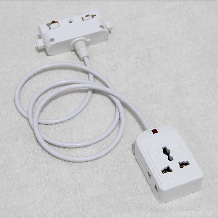 轨道灯底座3线导轨灯头LED射灯具配件三线轨道接头吧台橱窗吊灯盒