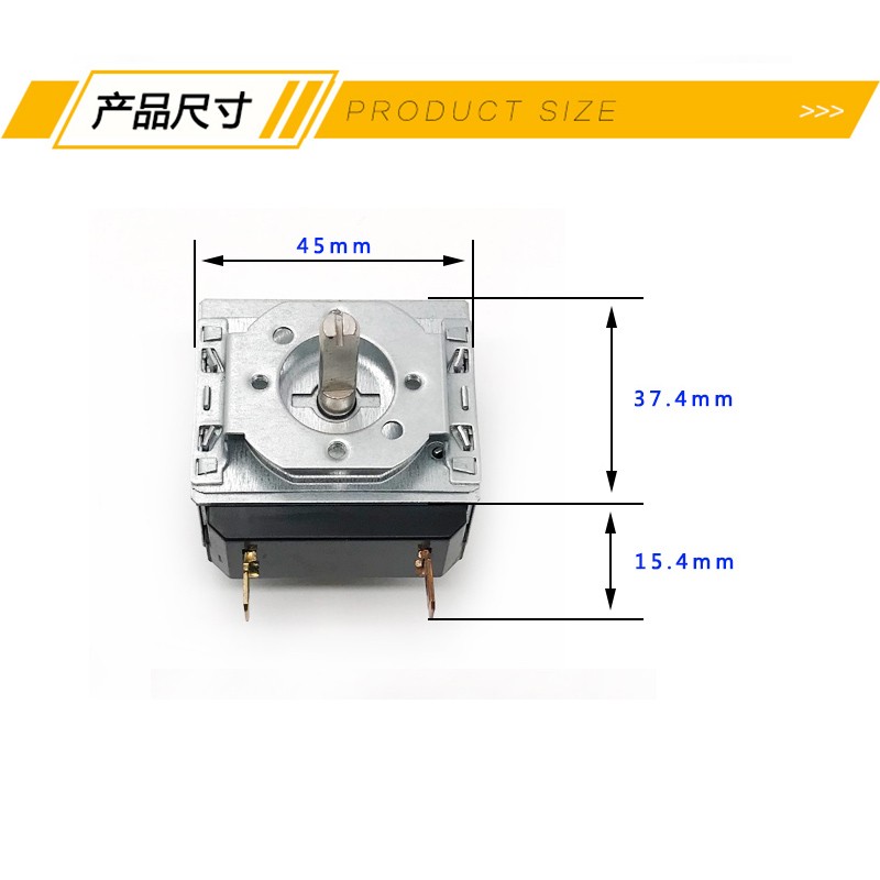 60分钟带响铃定时器蒸饭车光波消毒柜电烤箱时控器通用机械式开关