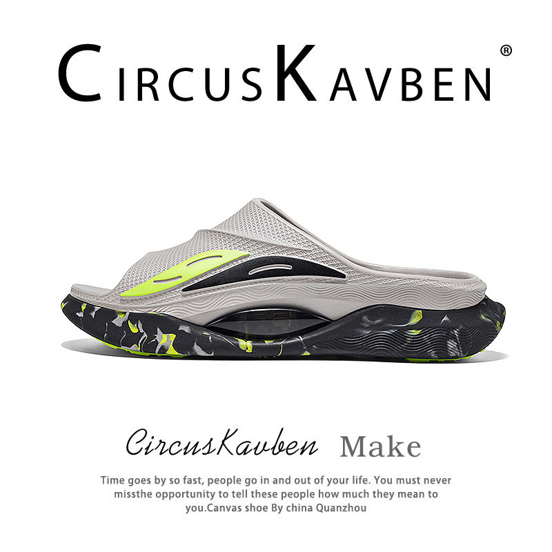 thumbnail for Official C&K Coconut Slippers Men's Summer 2026 New Outerwear Sandals Men's Sports Stepping Beach Sandals