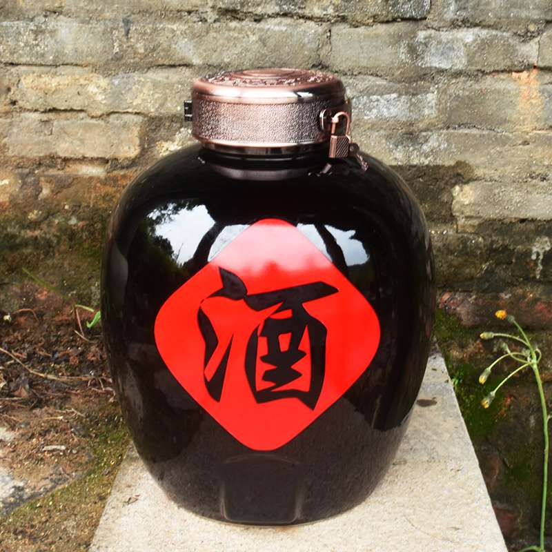 景德镇陶瓷酒坛子10/20/30/50斤密封泡酒缸酒壶酒瓶酒罐家用空瓶