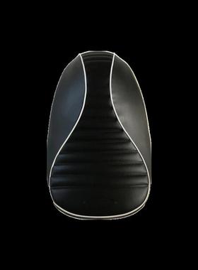 标致姜戈QP150T-C原厂 前后车座垫鞍座覆古棕拼色黑色降低鞍座改