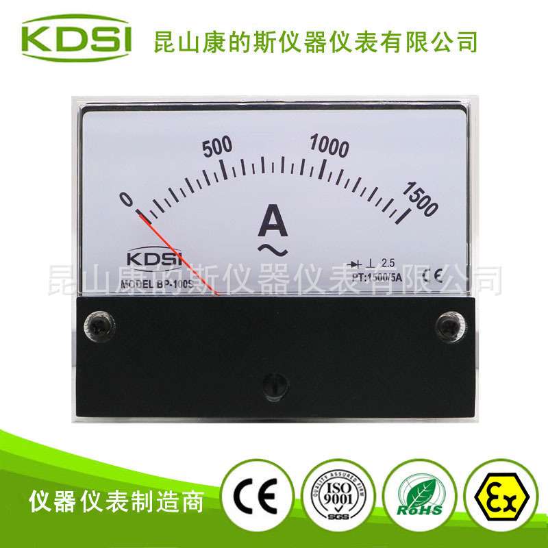 KDSI指针式交流电流表BP-100S AC1500/5A 电工仪表 出口型电表