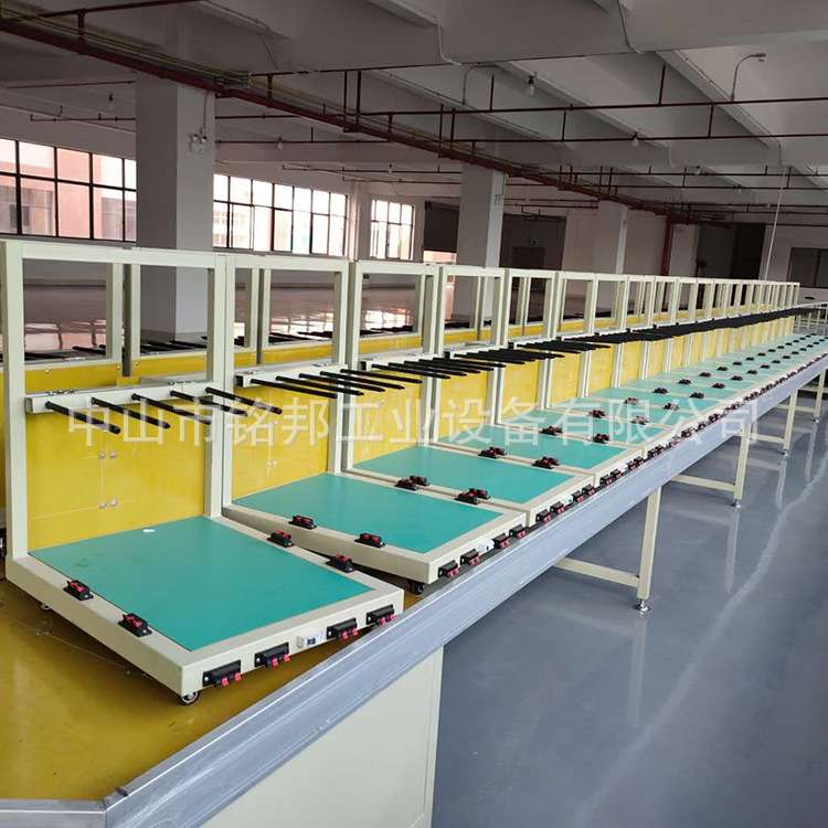 吸顶灯平板灯生产线LED平板灯具老化线面板灯测试生产设备装配线