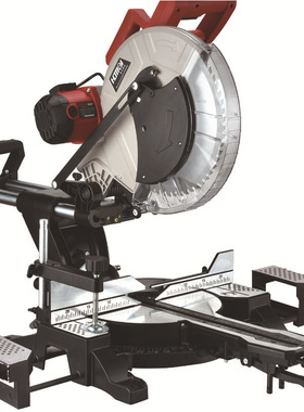 豪迈HM1245拉杆摇头皮带齿轮式12寸锯铝机切割机锯木机305MM批发