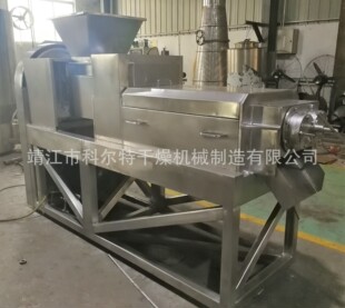 厂家供应双螺旋椰肉榨汁机 饮品店果蔬加工设备榨汁机