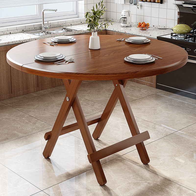 可折叠茶几客厅小户型家用实木色小桌子简易茶桌卧室学习电脑矮桌