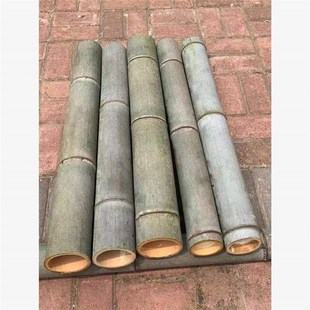 竹筒竹子杆空心绿楠竹筒碗杯枕头竹筒饭婚礼庆幼儿园手工道具定制