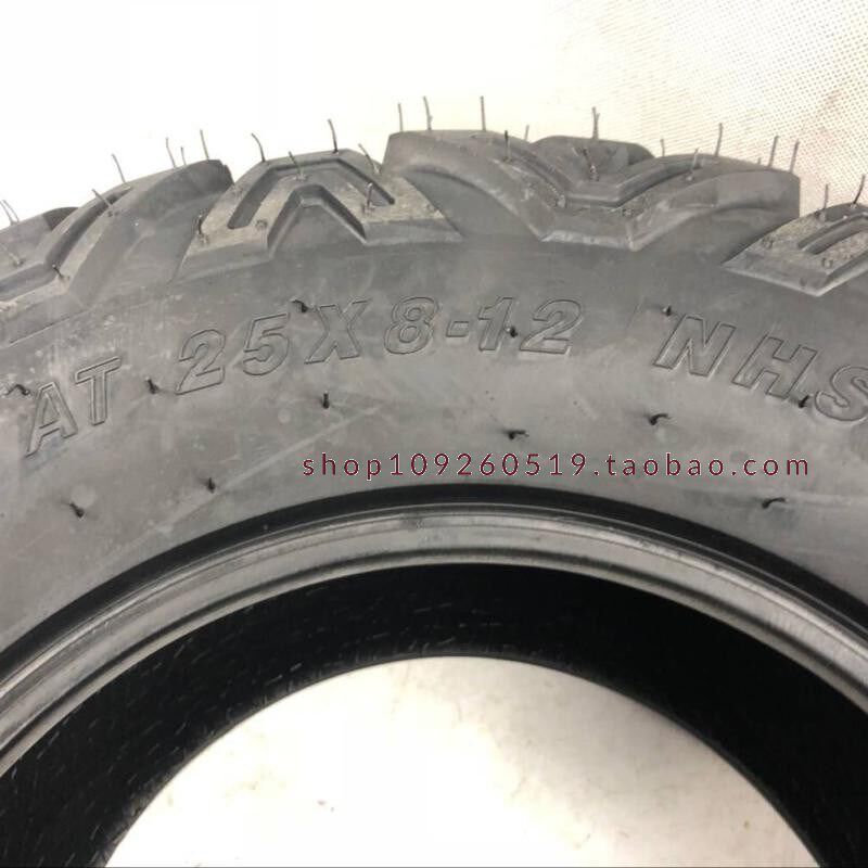 四轮越野卡丁车25X10-12寸轮胎沙滩车25X8-12寸A字花真空轮胎