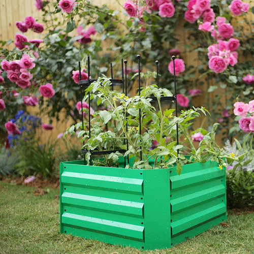 花园围栏花箱花圃户外庭院花园铁艺栅栏篱笆草坪护栏无底种菜箱