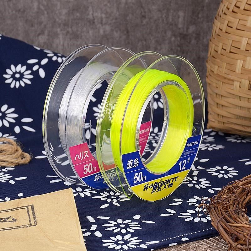 鳇钓青鱼鲟鱼巨物渔线50米强拉力大物线尼龙主线柔软透明子线,户外/登山/野营/旅行用品,鱼线,淘宝优惠券,粉丝福利购,淘宝优惠卷