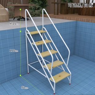 登高台阶凳家用折叠梯凳阶梯凳爬高实木梯花架子爬梯凳子多功能凳