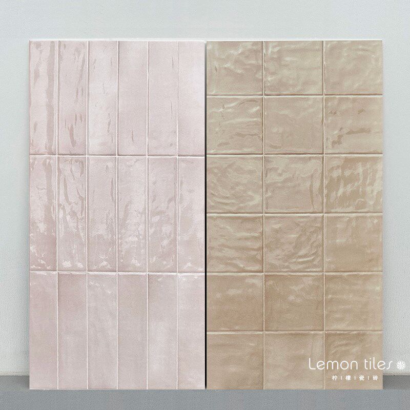 法式复古渐变多巴胺卫生间厨房墙砖南洋风阳台瓷砖咖啡店格子砖