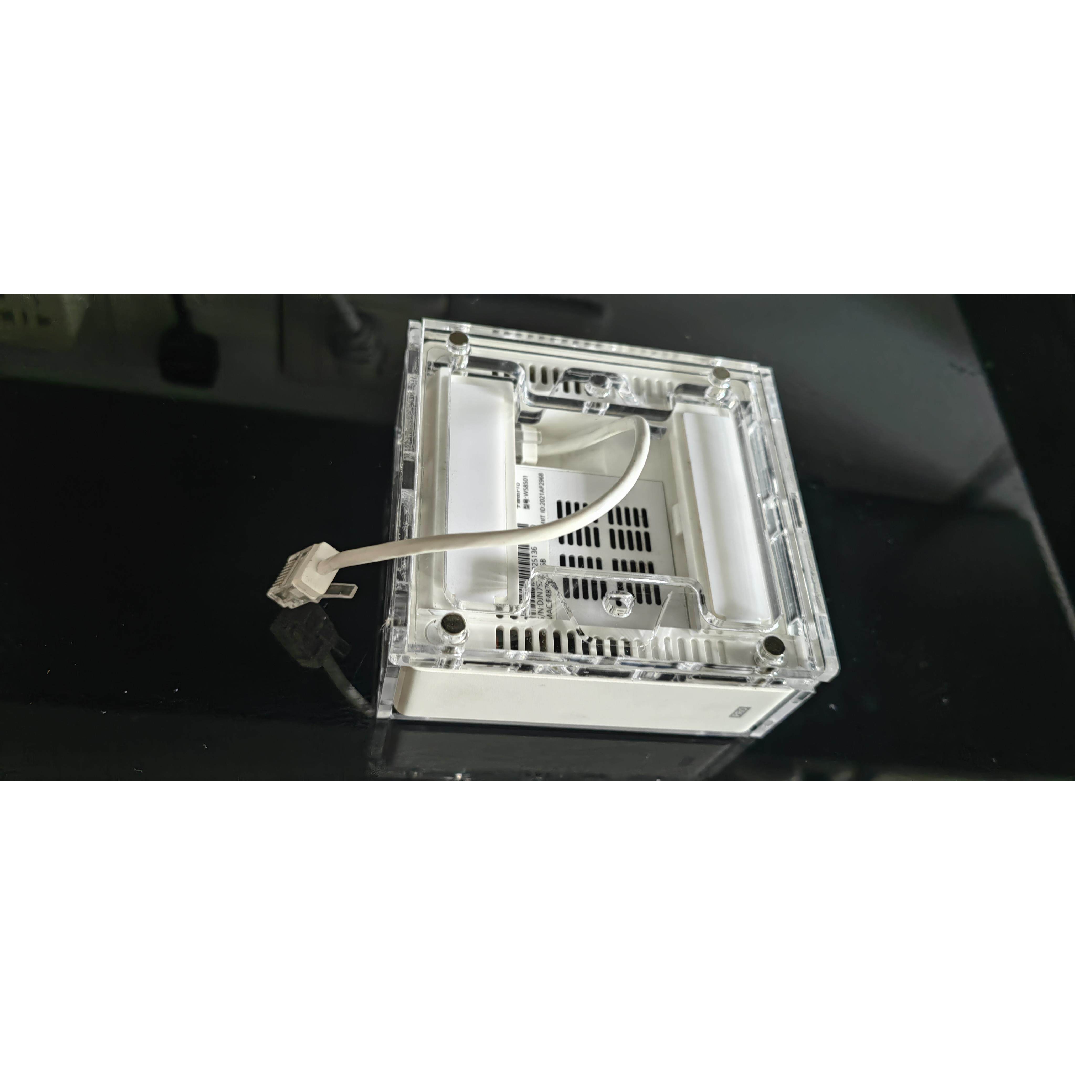 定制华为路由器Q7/Q6/H6支架安装座带磁吸简单螺丝安装两个起包邮