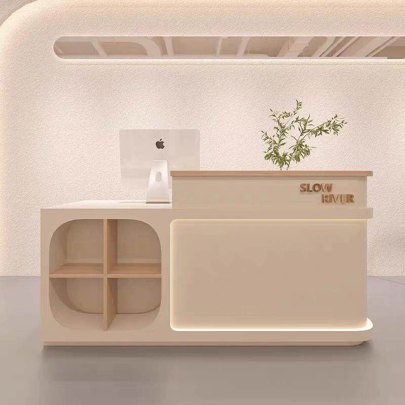 网红服装店定制小型吧台店铺收银台简易奶油风前台美容美发接待柜,商业/办公家具,收银台,淘宝优惠券,粉丝福利购,淘宝优惠卷