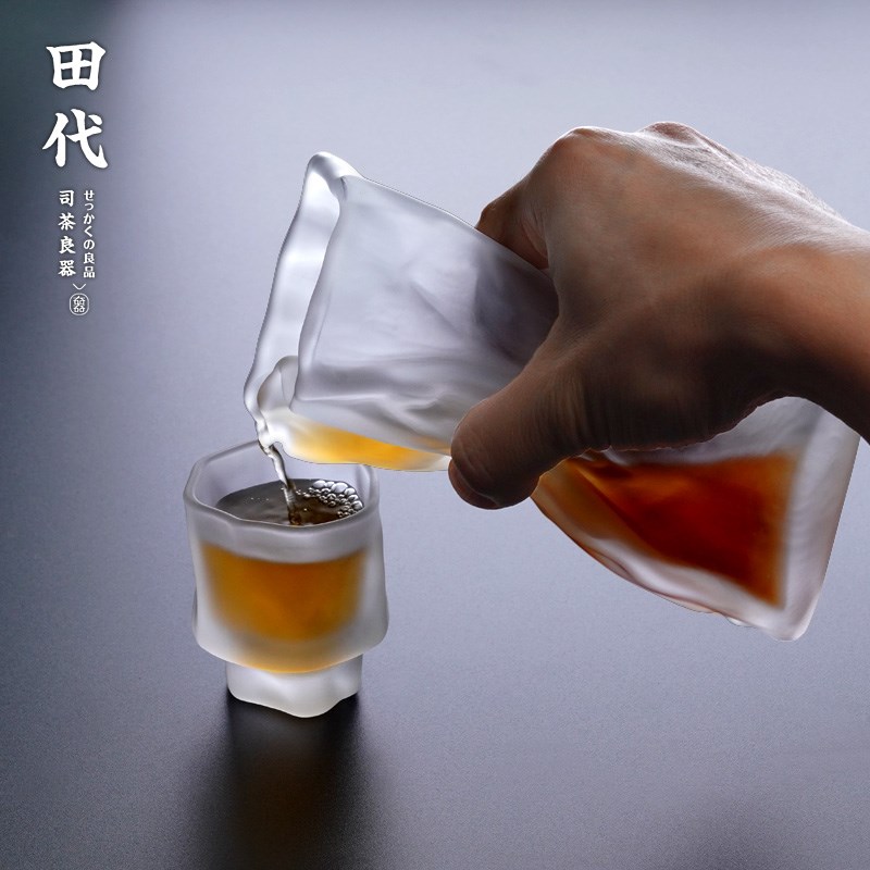 田代柔力琉璃公道杯功夫茶道茶具分茶器匀杯茶海茶室茶馆家用单杯