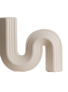 法式轻奢艺术陶瓷花瓶摆件客厅插花高档小众设计感样板间软装饰品