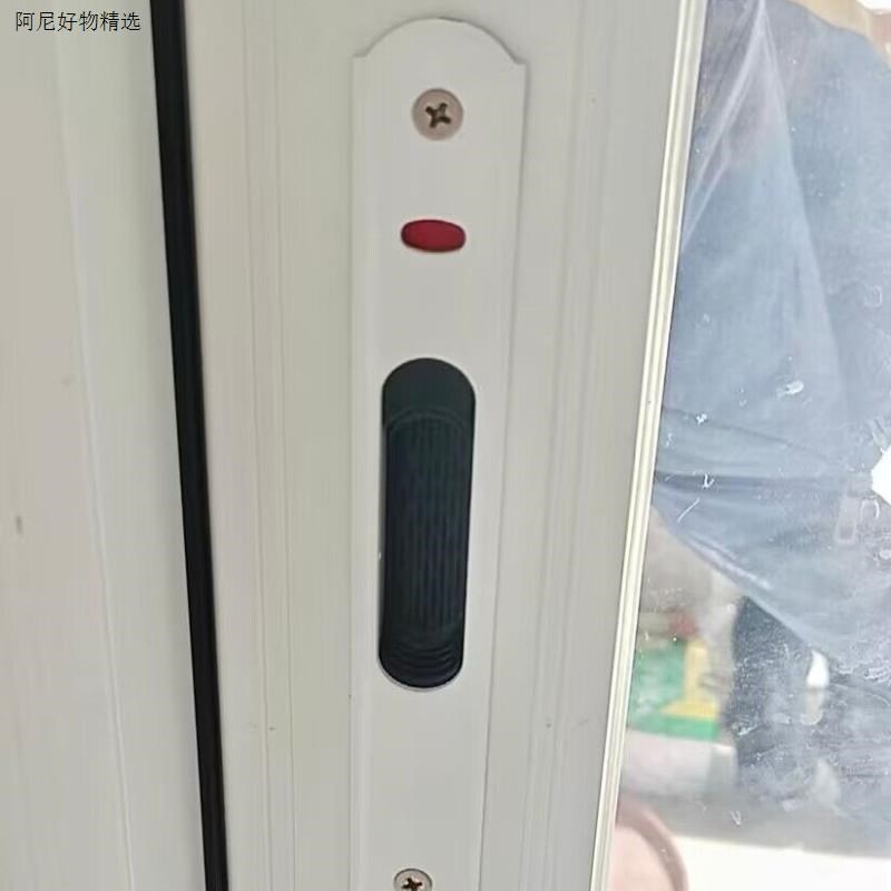 移门锁钩锁推拉i门单面锁玻璃铝合金暗门隐形阳台锁老式门锁90锁