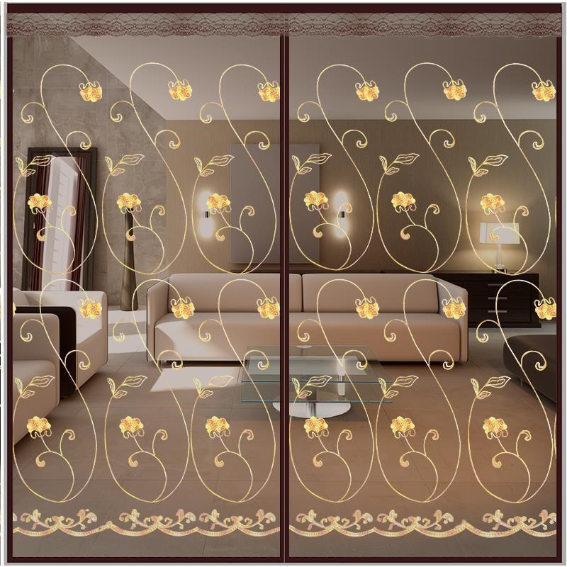 防蚊门帘纱窗帘自粘磁铁对吸纱门 防蚊家用大N门沙窗 别墅大门门