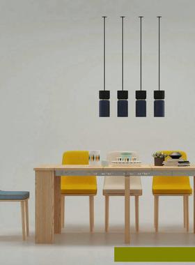 黑胡桃橡木可伸缩餐桌简约省空间长方形家用饭桌子香港小户型家具