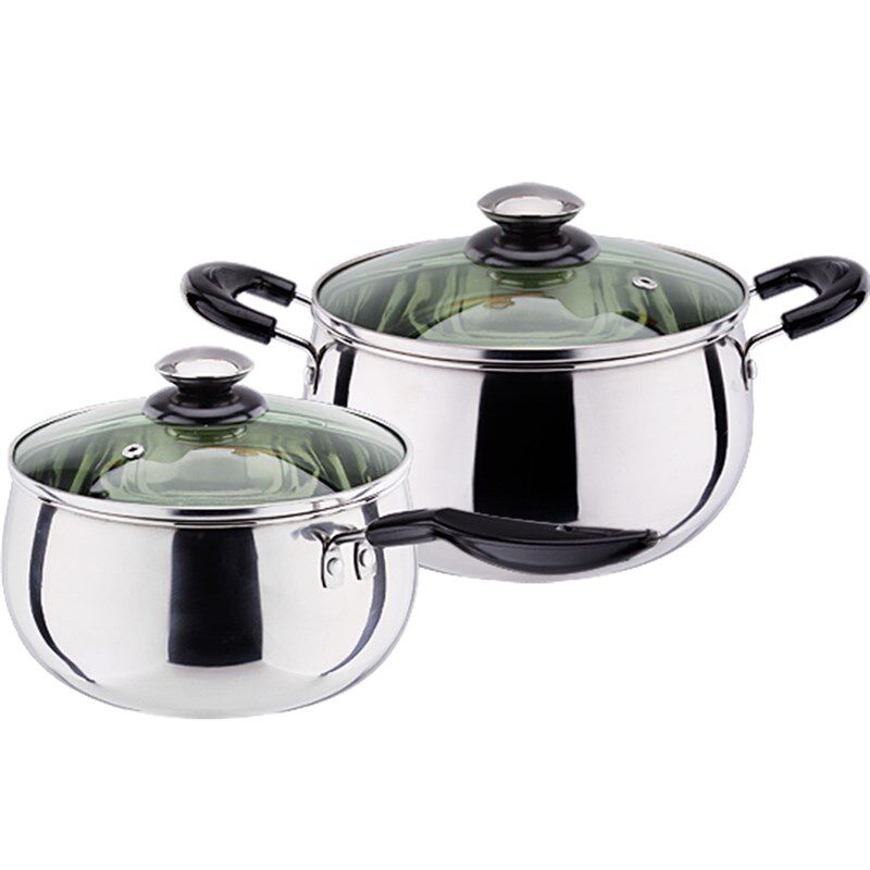 奶锅不锈钢特厚复底小奶锅热牛奶煮面迷你加厚汤锅单柄不粘锅